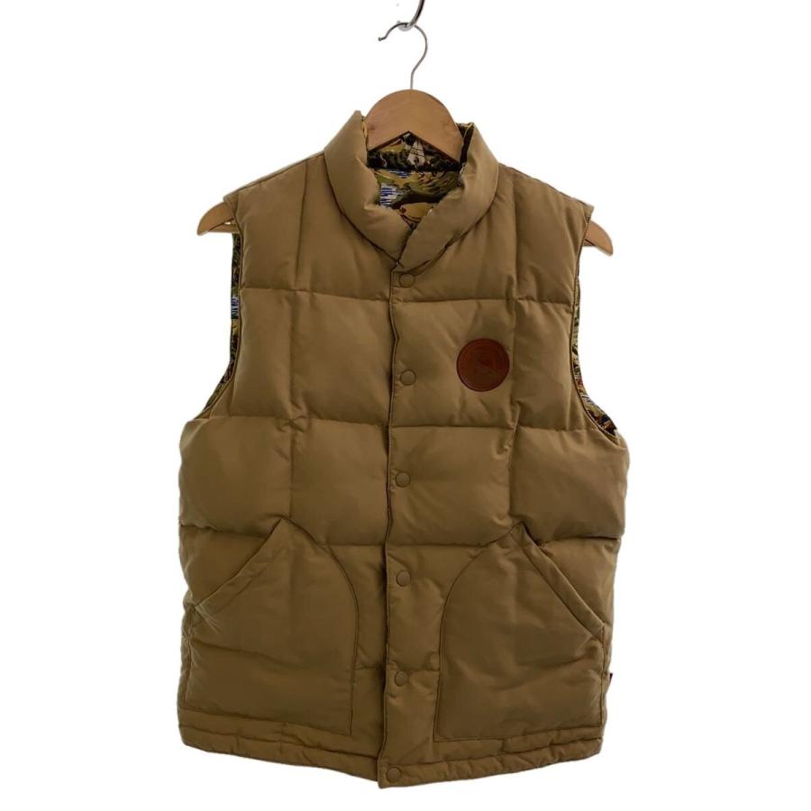 STUSSY◇ダウンベスト/M/ポリエステル/BRW// : セカンドストリート
