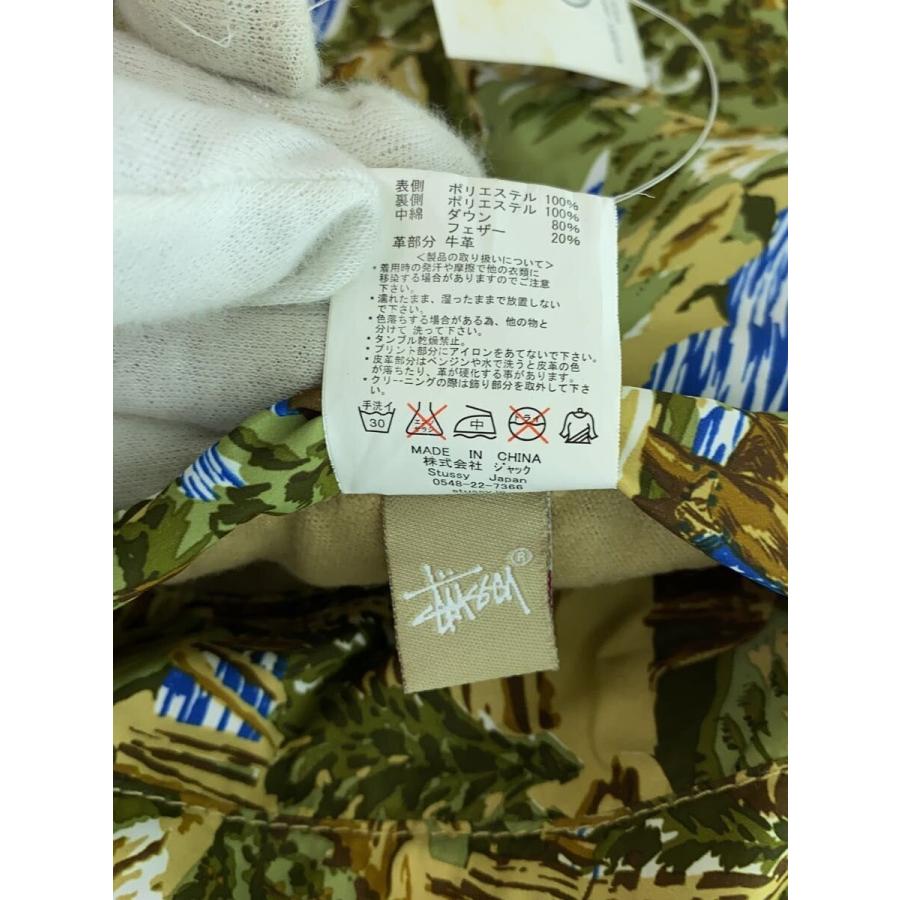 STUSSY カモ柄 ダウンベスト Lサイズ 汚れ確認1500円引き STUSSY◇ダウンベスト/M/ポリエステル/BRW// : セカンドストリート