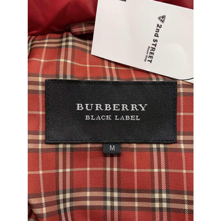 BURBERRY BLACK LABEL◆ダウンジャケット/M/ナイロン/RED/D1F19-617-18｜ssol-shopping｜03