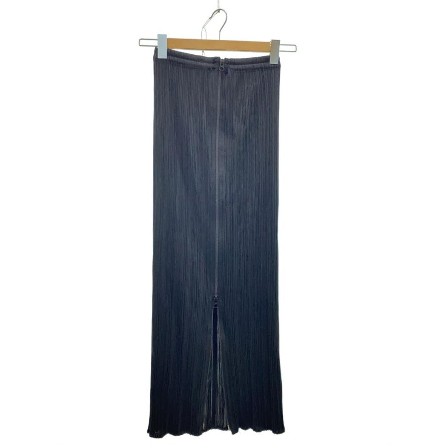 PLEATS PLEASE ISSEY MIYAKE◇フロントジップ/ロングスカート/1