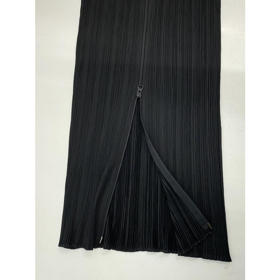 PLEATS PLEASE ISSEY MIYAKE◇フロントジップ/ロングスカート/1