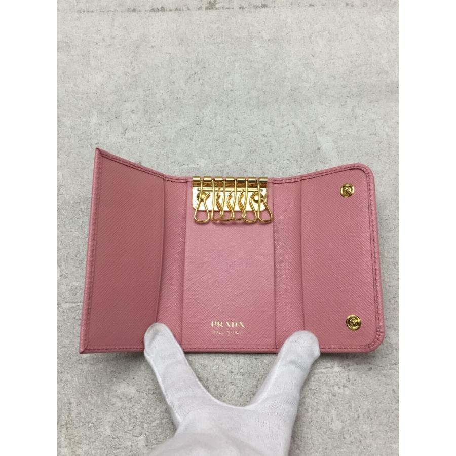 PRADA◆6連/キーケース/レザー/ピンク/レディース｜ssol-shopping｜04