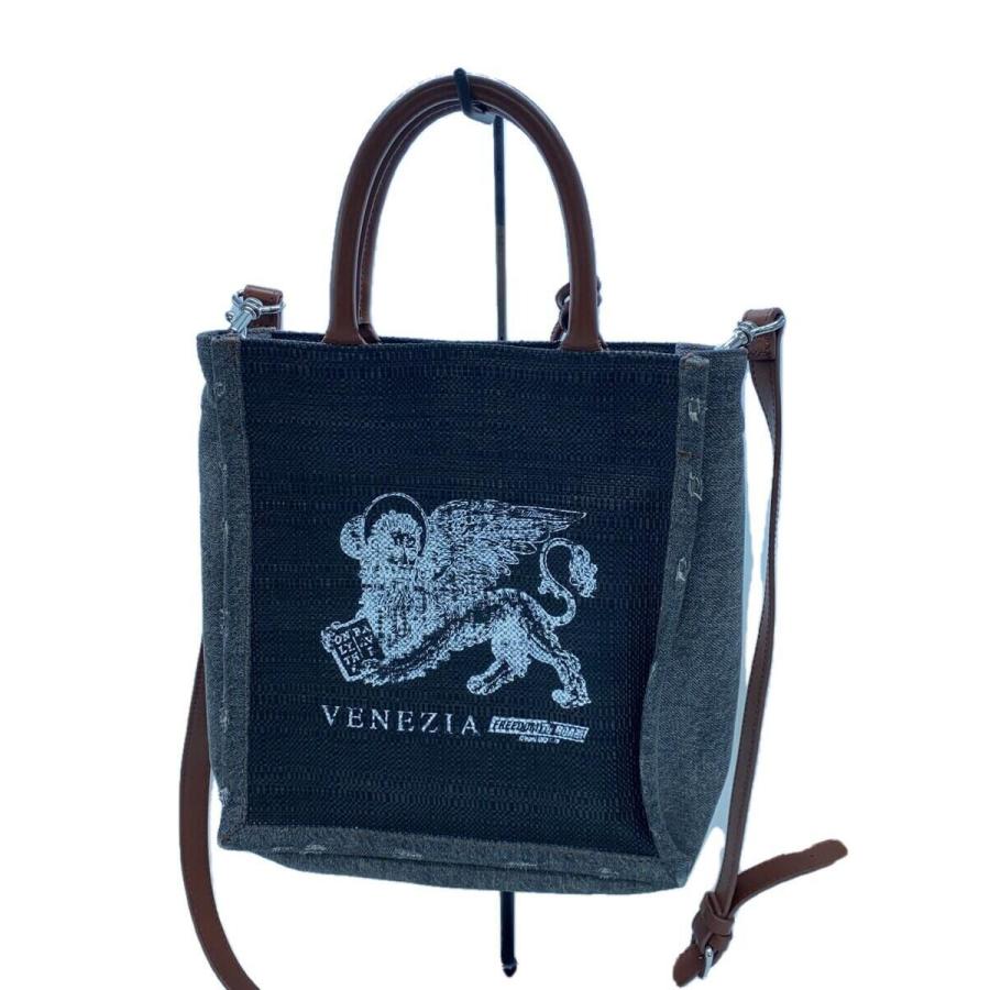 DIESEL◇VENEZIA/ショルダーバッグ/キャンバス/グレー : 2318651200594 