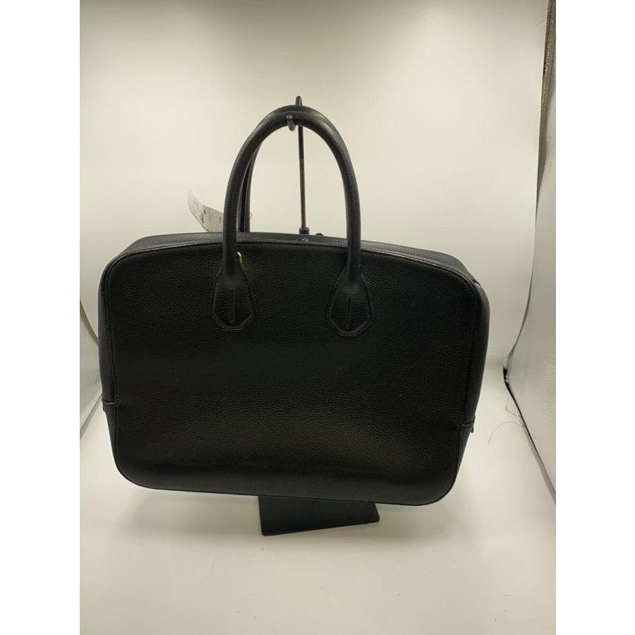 値下げBALLY ビジネスバッグ ブラック レザー ブリーフケース BALLY◇ブリーフケース/レザー/ブラック/ソメット : セカンド