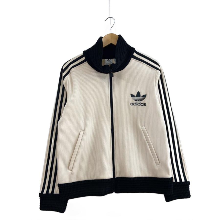 adidas◇ブルゾン/2L/コットン/CRM/無地/IY2910/ベッケンバウアー