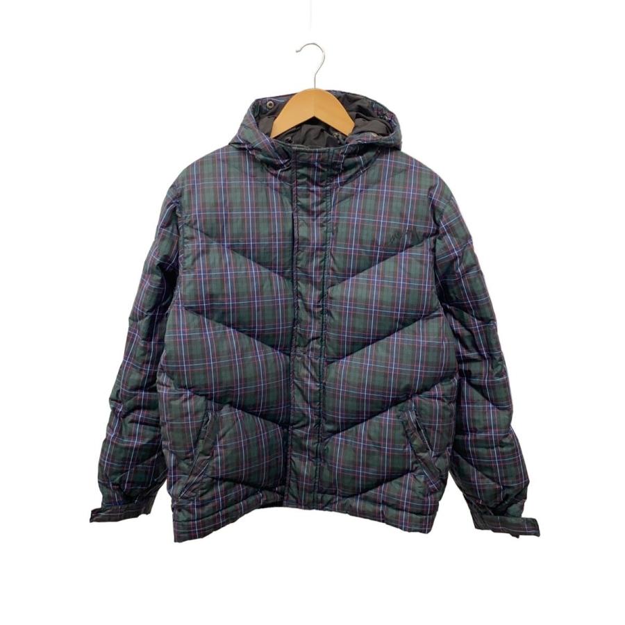 stussyダウンジャケット M STUSSY◇ダウンジャケット/M/ポリエステル/マルチカラー/チェック