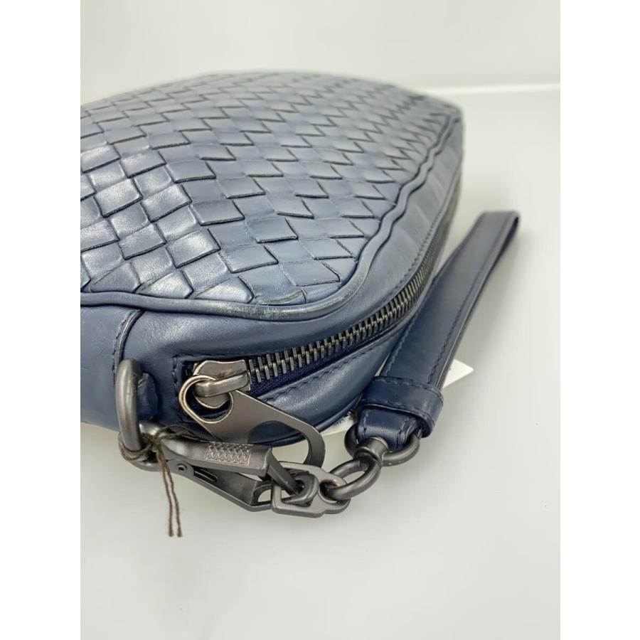 BOTTEGA VENETA◆セカンドバッグ/レザー/NVY/406021_7