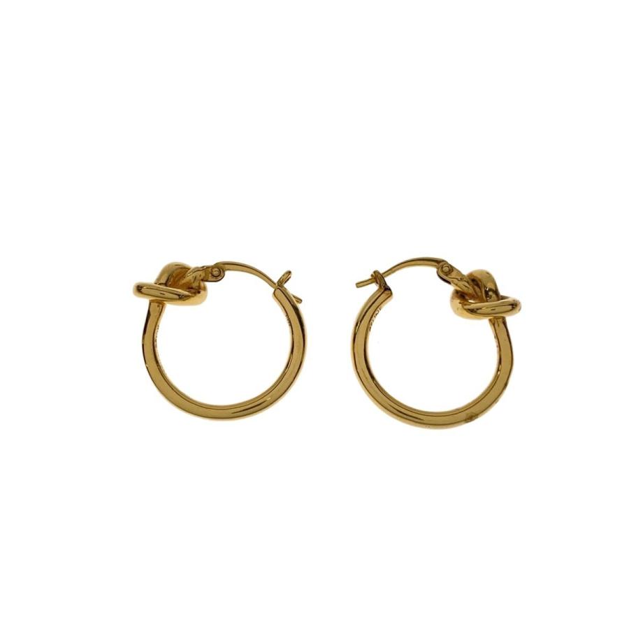 CELINE◇ノットスモールフープ/ピアス/--/GLD/レディース// : セカンド