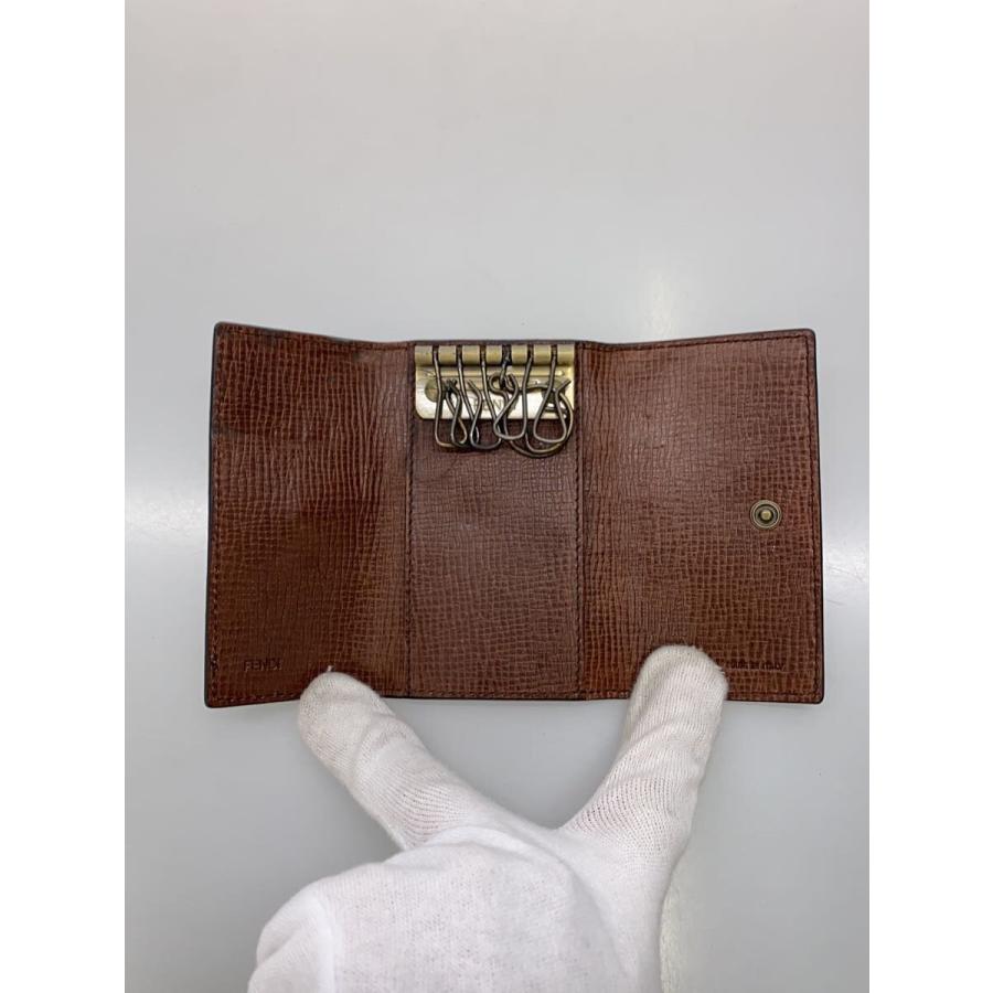 FENDI キーケース ブラウン FENDI◇キーケース/--/BRW/メンズ : セカンドストリートYahoo!店