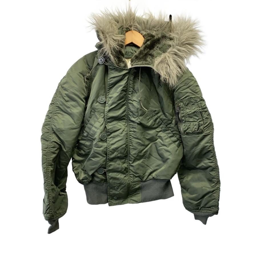 ALPHA INDUSTRIES◇フライトジャケット/M/--/KHK/無地/N-2B : セカンド