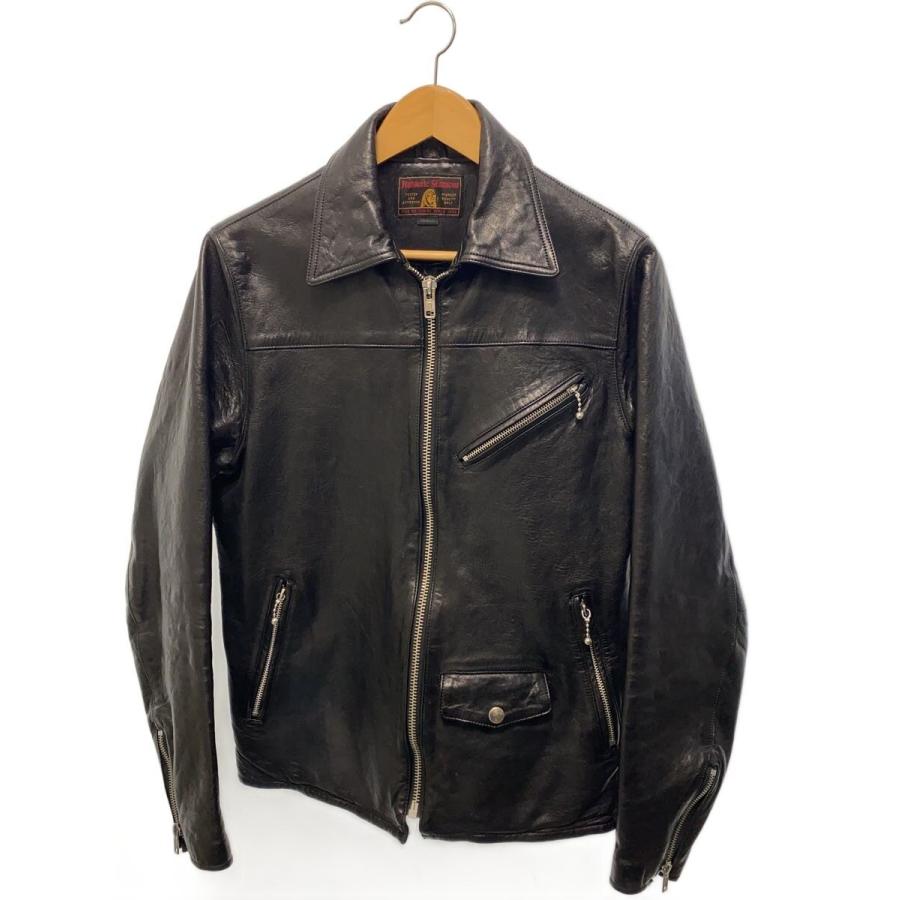HYSTERIC GLAMOUR◇レザージャケット・ブルゾン/M/羊革/BLK/0243LB01