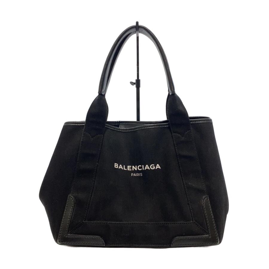 BALENCIAGA◇トートバッグ/キャンバス/BLK/無地/339933・1090・A