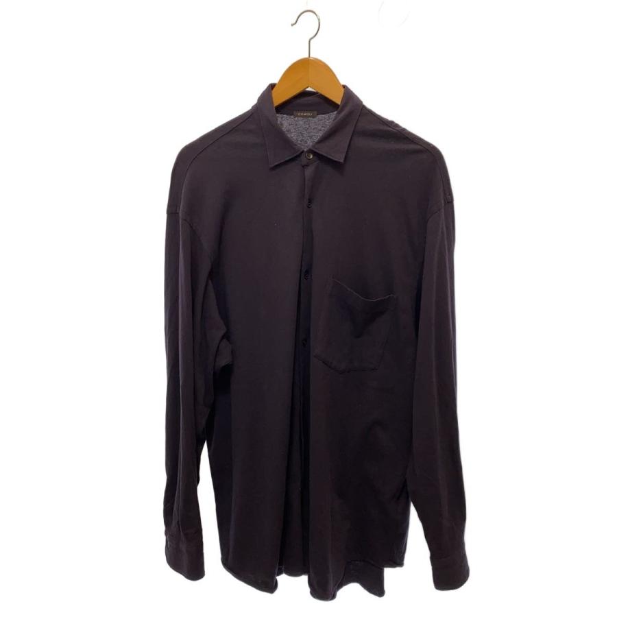 COMOLI◇24SS/コットンジャージコモリシャツ/長袖シャツ/2/コットン