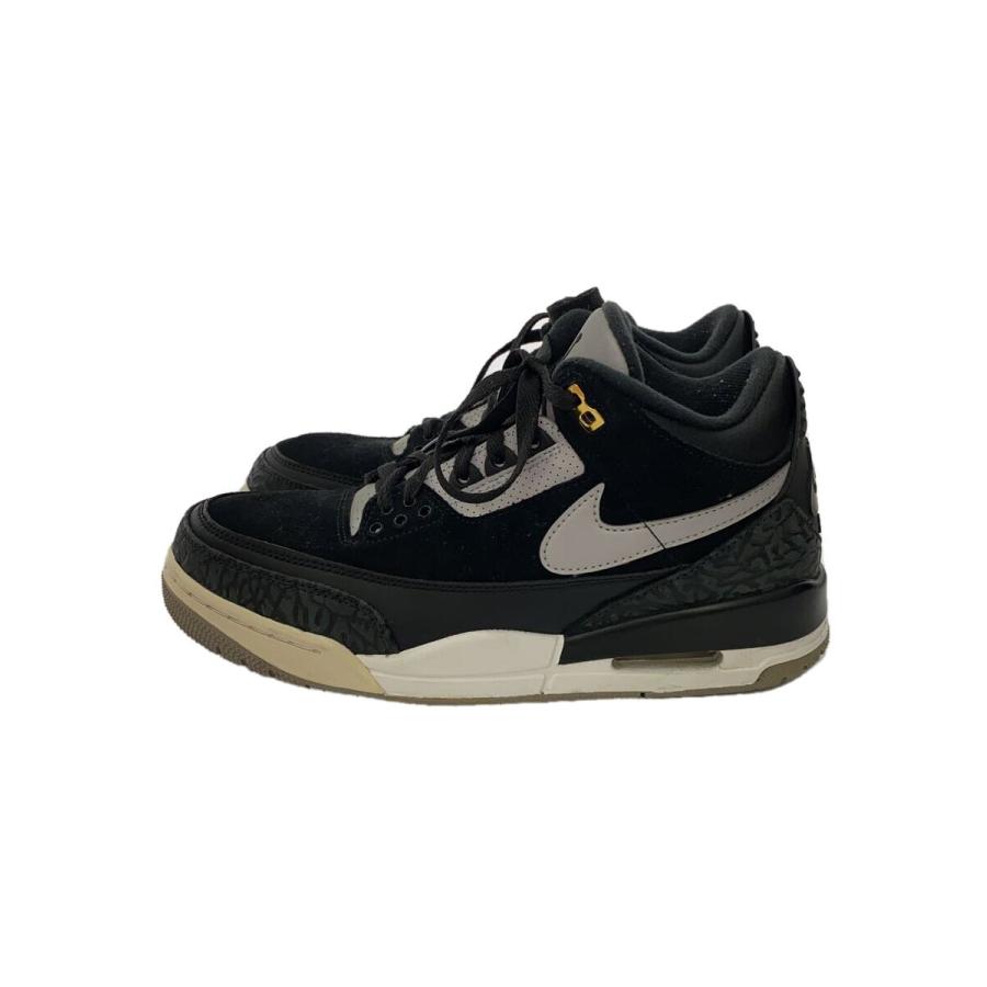 NIKE◇AIR JORDAN 3 RETRO TH SP/エアジョーダンレトロ/ブラック 