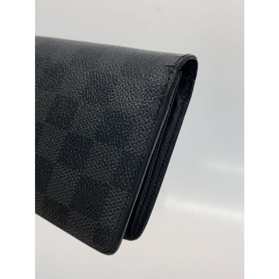 LOUIS VUITTON◇ポルト・フォイユ・ブラザ_ダミエ・グラフィット