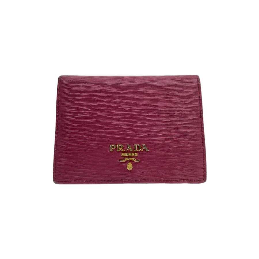 PRADA◇2つ折り財布/レザー/RED/レディース : セカンドストリートYahoo
