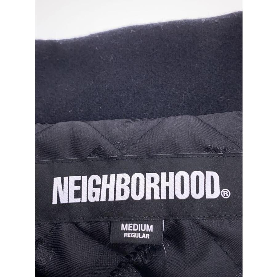 NEIGHBORHOOD◇スタジャン/M/ウール/BLK/222SZNH-JKM03// : セカンド