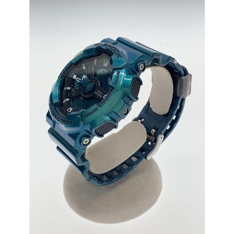 美品 CASIOカシオ メンズ腕時計G-SHOCKデジアナ ブルー 存在感抜群 CASIO◇クォーツ腕時計・G-SHOCK/デジアナ/BLU : セカンドストリート