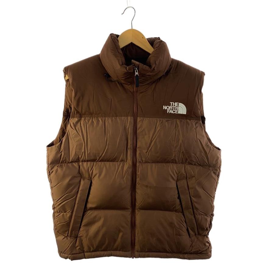 THE NORTH FACE◇NUPTSE VEST_ヌプシベスト/XL/ナイロン/BRW 