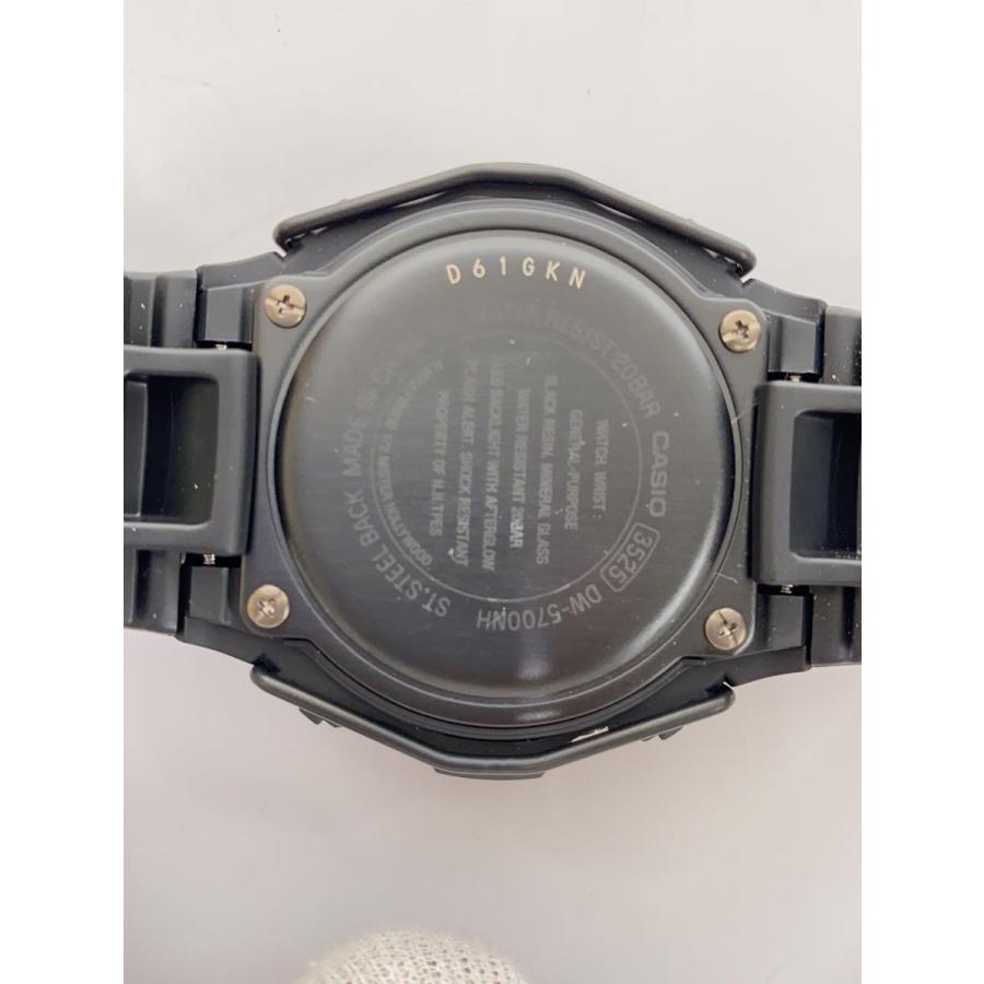 CASIO◇N.HOOLYWOOD/クォーツ腕時計/デジタル/ラバー/BLK/BLK CASIO◇N.HOOLYWOOD/クォーツ腕時計/デジタル/ラバー/BLK/BLK