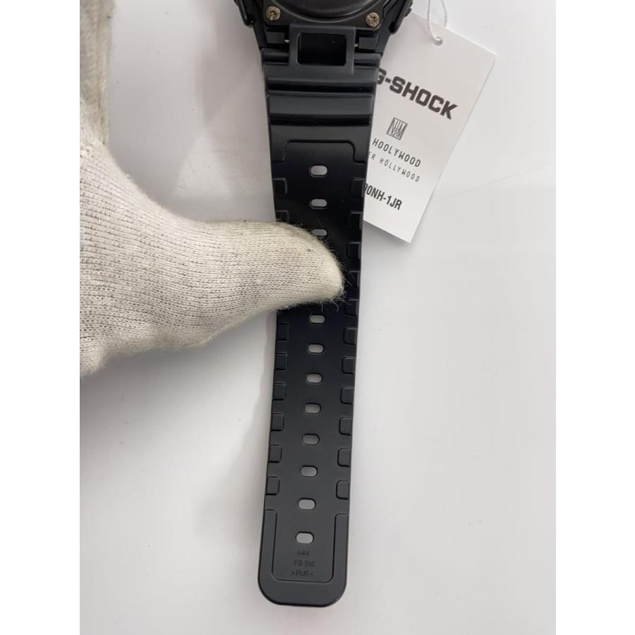 CASIO◇N.HOOLYWOOD/クォーツ腕時計/デジタル/ラバー/BLK/BLK CASIO◇N.HOOLYWOOD/クォーツ腕時計/デジタル/ラバー/BLK/BLK