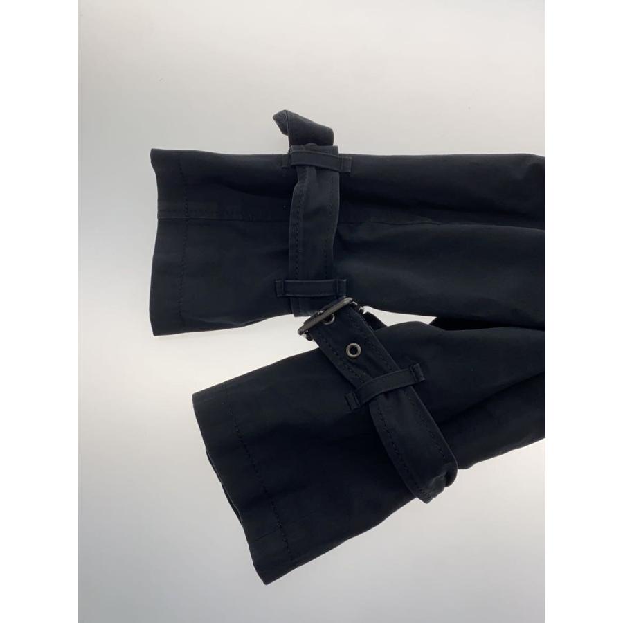 BURBERRY BLUE LABEL◇トレンチコート/38/コットン/BLK/無地/e1a27-541