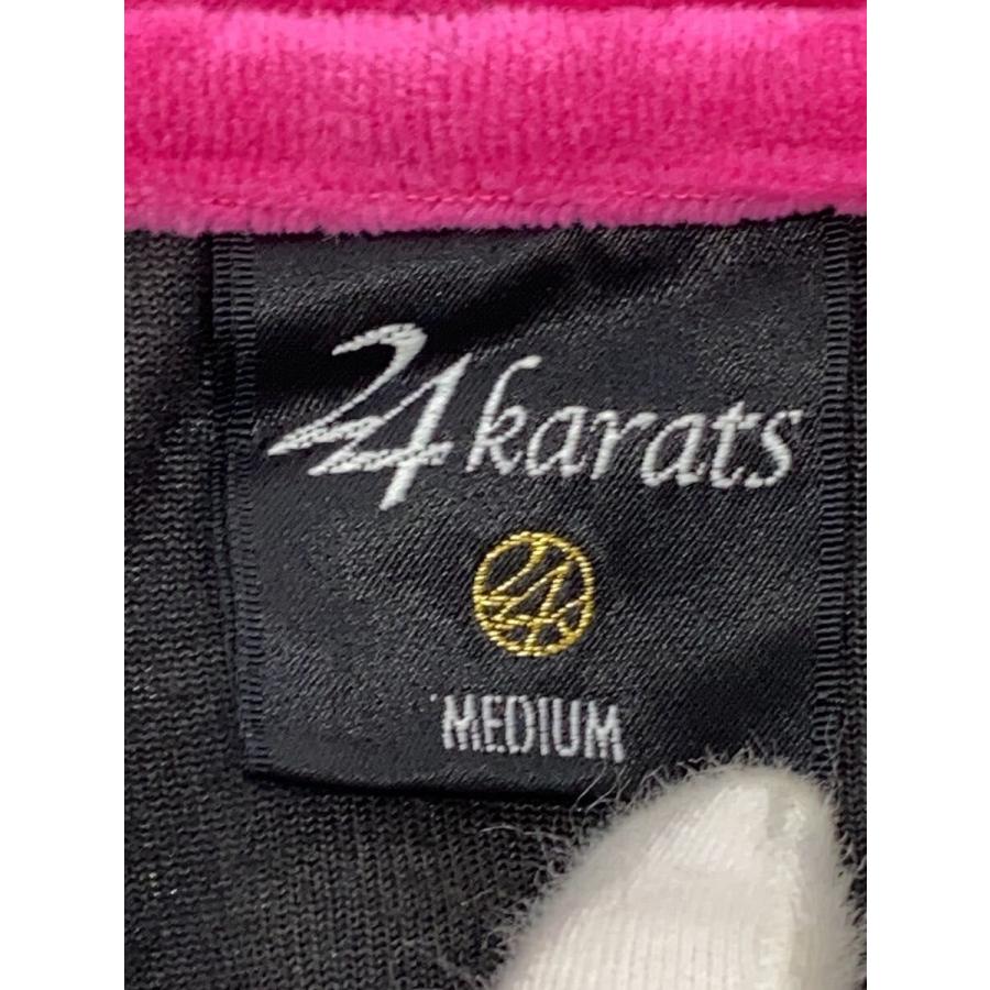 24karats◇ジャージセットアップ/M/コットン/BLK : セカンドストリート