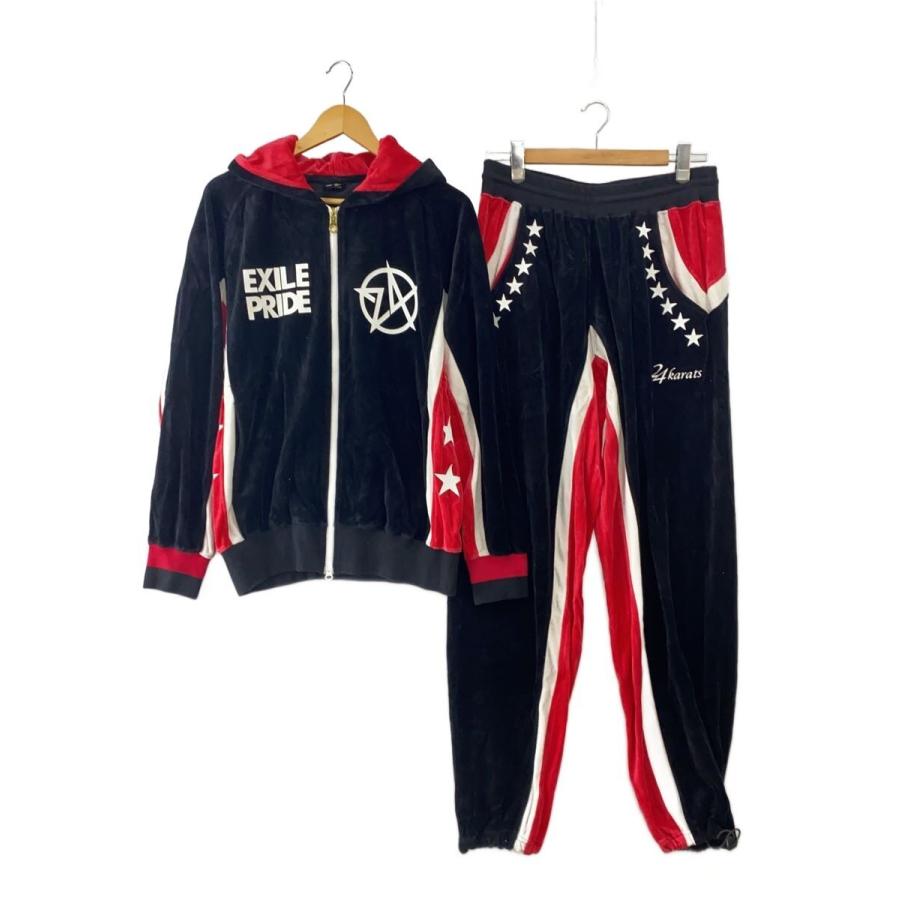 24karatsジャージセットアップ 24karats◇ジャージセットアップ/L/コットン/BLK// : セカンド