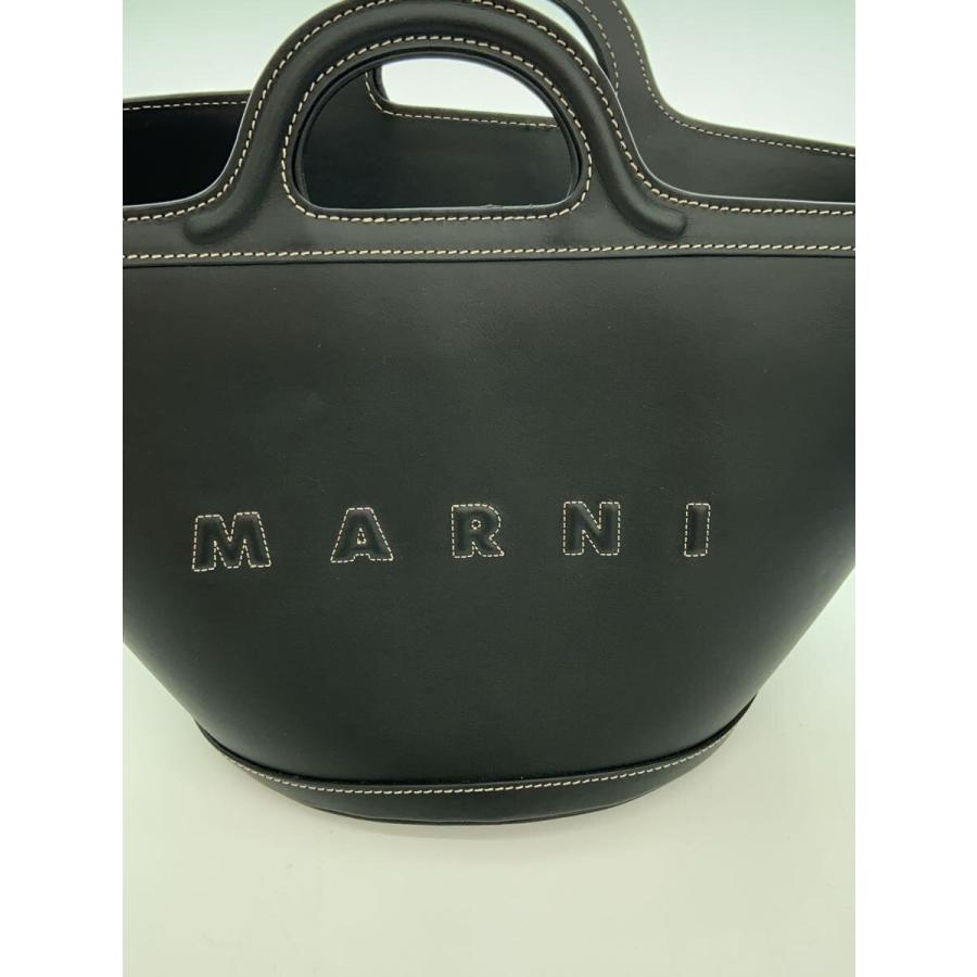 MARNI◇トートバッグ/レザー/BLK/Tropicalia : セカンドストリート