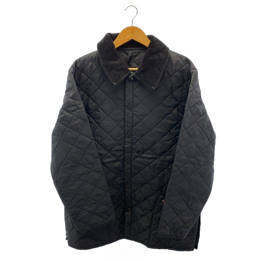 バブアー　キルティングジャケット　ブラック　サイズＬ Barbour◇キルティングジャケット/L/ポリエステル/BLK : セカンド