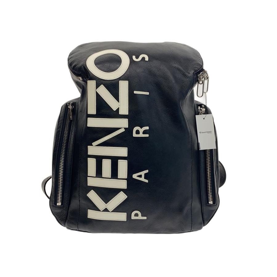 KENZO◇リュック/レザー/BLK : セカンドストリートYahoo!店 - 通販