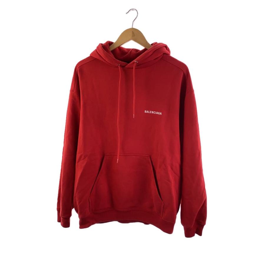 balenciaga パーカー　XS 25日まで値下げ中 BALENCIAGA◇パーカー/XS/コットン/RED/600583/バレンシアガ