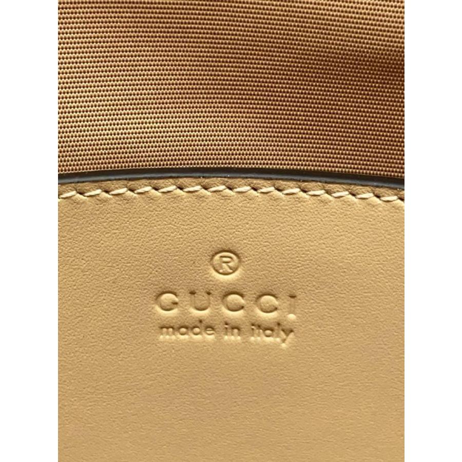 GUCCI◇セカンドバッグ/レザー/BEG/774345/グッチ : セカンド