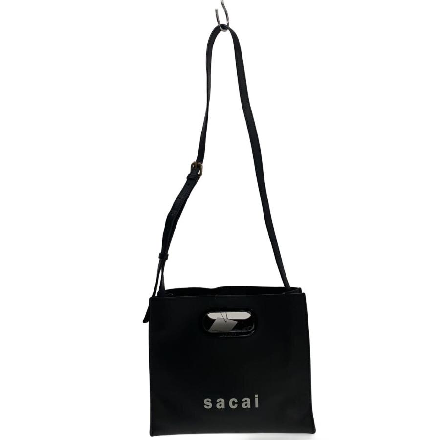 sacai ブラック ショルダーバッグ OS MEN ANYBODY SHOULDER BAGS | sacai Official Store サカイ オフィシャル