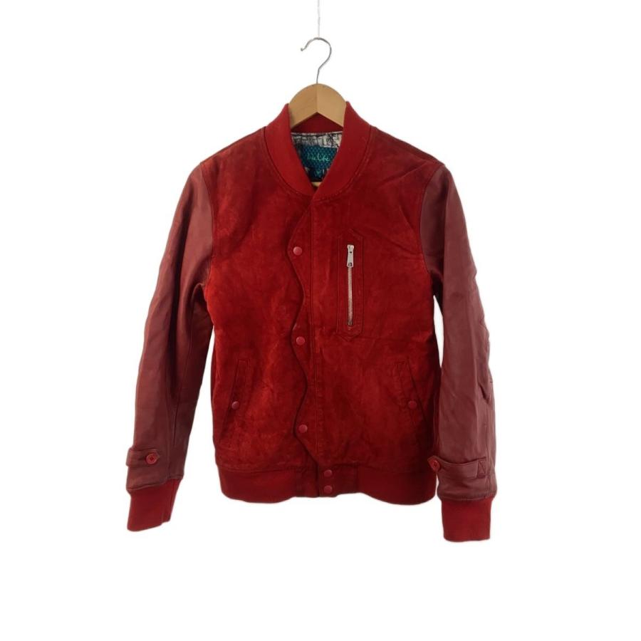 IRIE LIFE/レザージャケット・ブルゾン/M/豚革/RED : セカンド