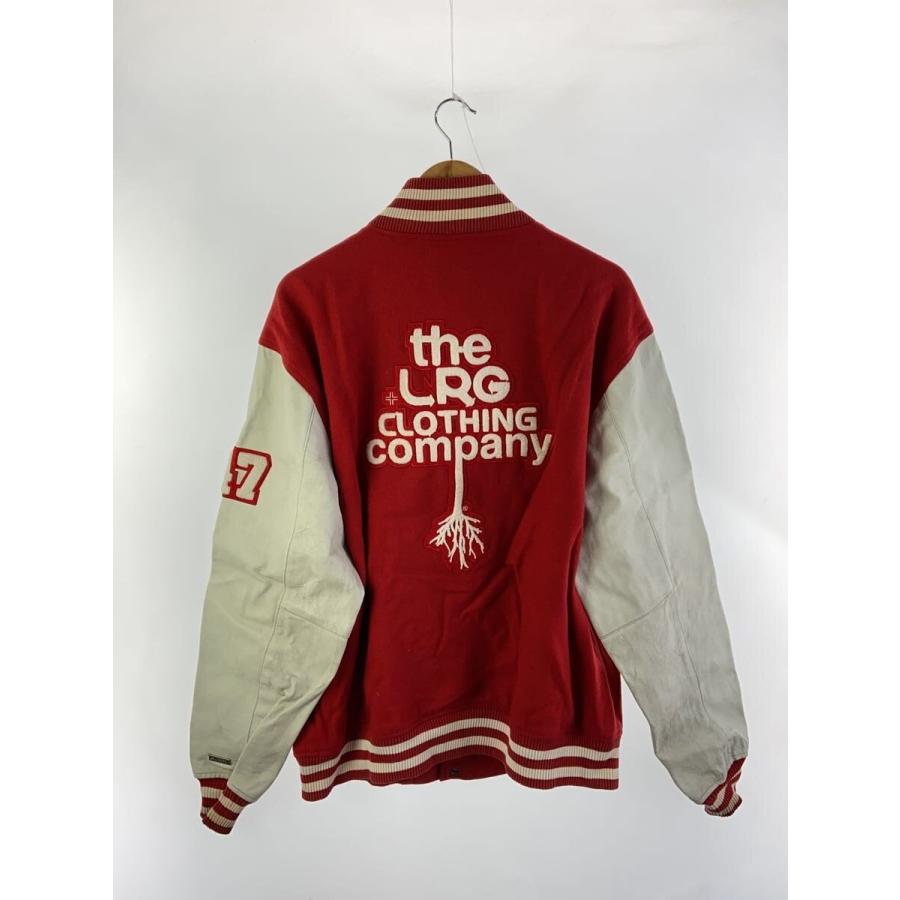 LRG◇袖レザースタジャン/XL/ウール/RED// : セカンドストリートYahoo 