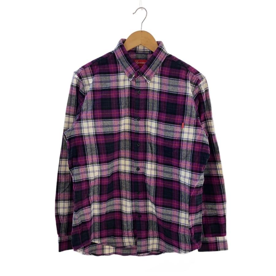 Supreme◇ネルシャツ/M/コットン/PUP/チェック/シュプリーム