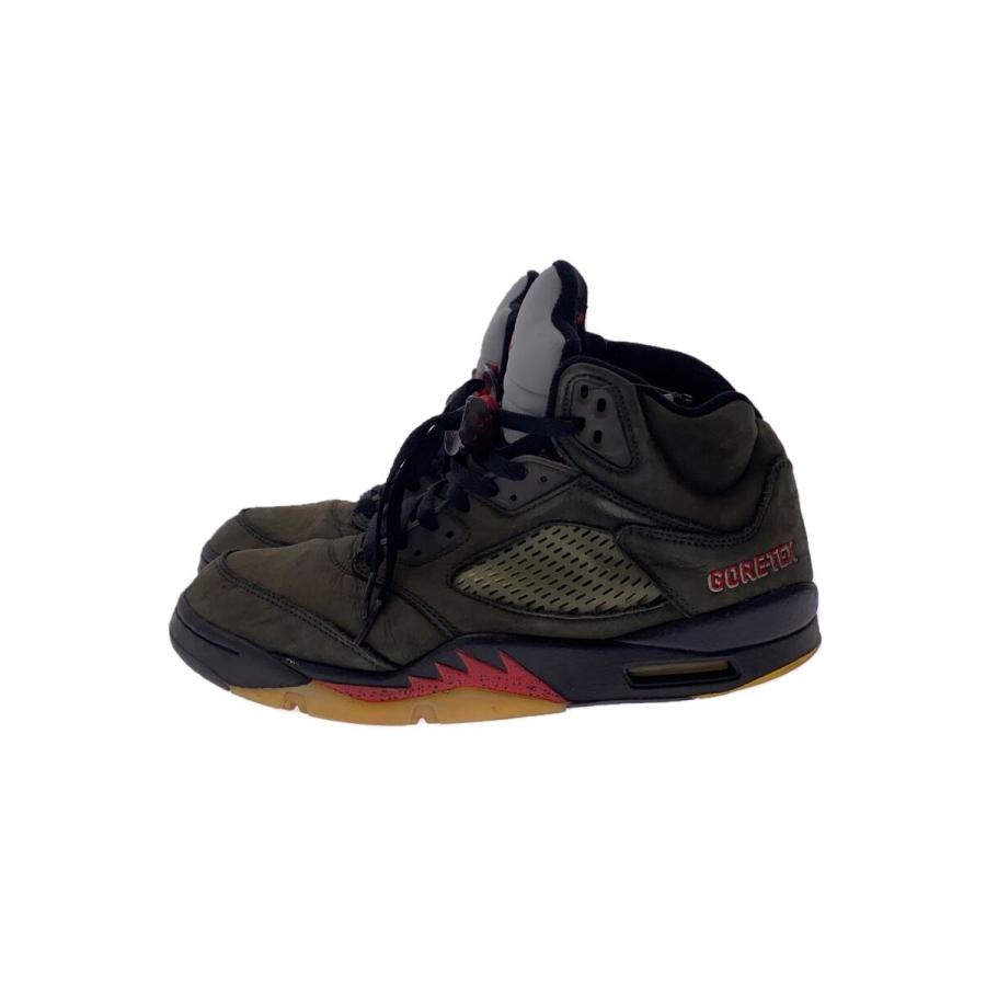 NIKE◇AIR JORDAN 5 RETRO_エアジョーダン レトロ/29cm/KHK : セカンド 