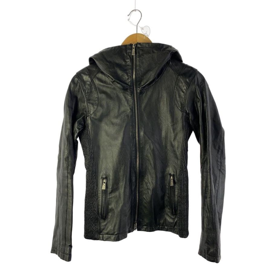 キャサリンハムネット ロンドン　ゴートスキン　レザージャケット 美品】キャサリンハムネットロンドン シープスキン レザージャケット