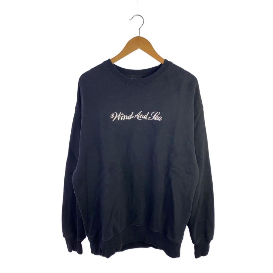 WIND AND SEA◇スウェット/L/コットン/BLK : セカンドストリートYahoo