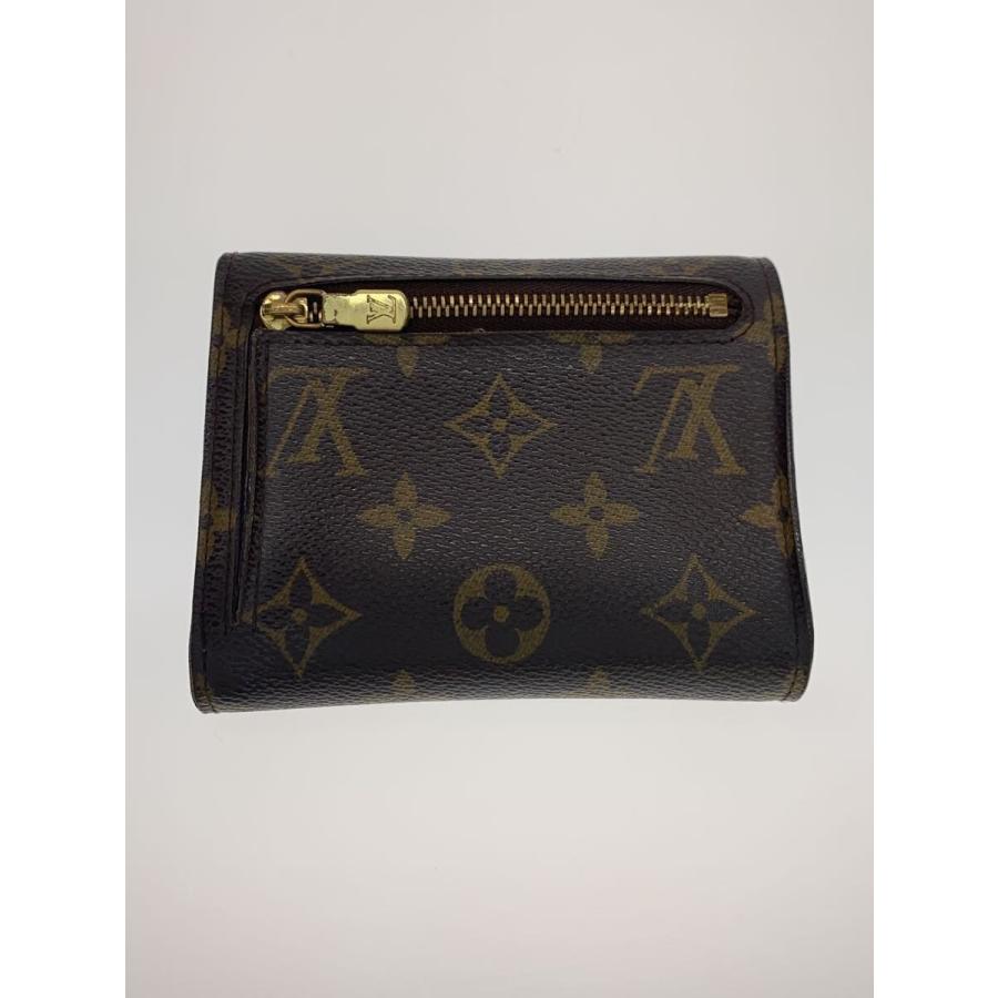 LOUIS VUITTON◇ポルト・フォイユ・コアラ_モノグラム・キャンバス_BRW
