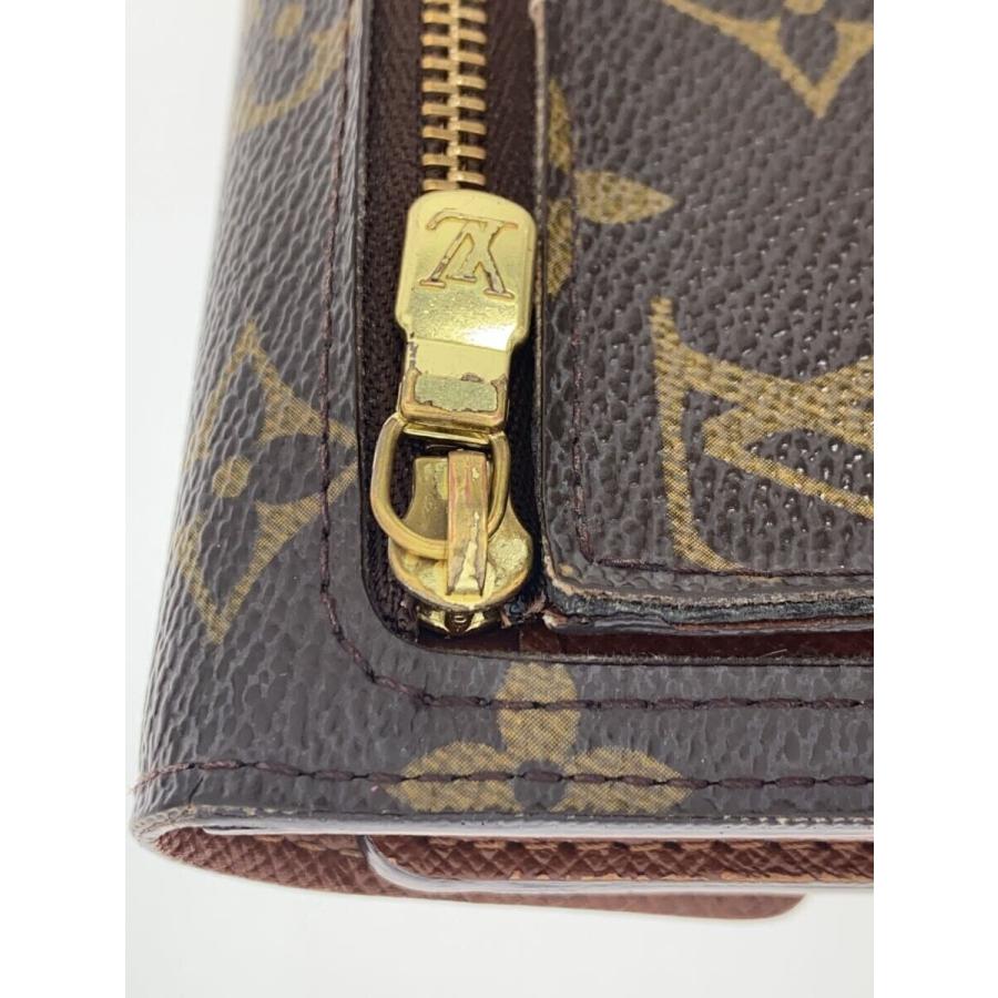 LOUIS VUITTON◇ポルト・フォイユ・コアラ_モノグラム・キャンバス_BRW