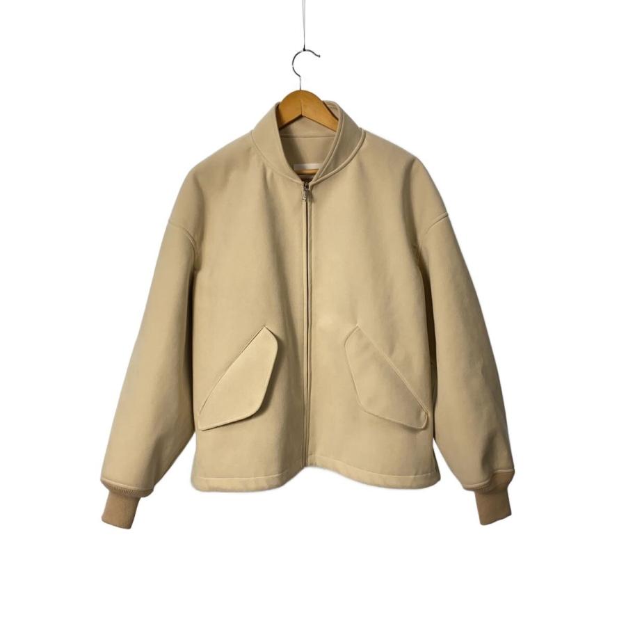 THE RERACS◇ULTRA SUEDE MA-1/ブルゾン/46/ポリエステル/BEG/22FW