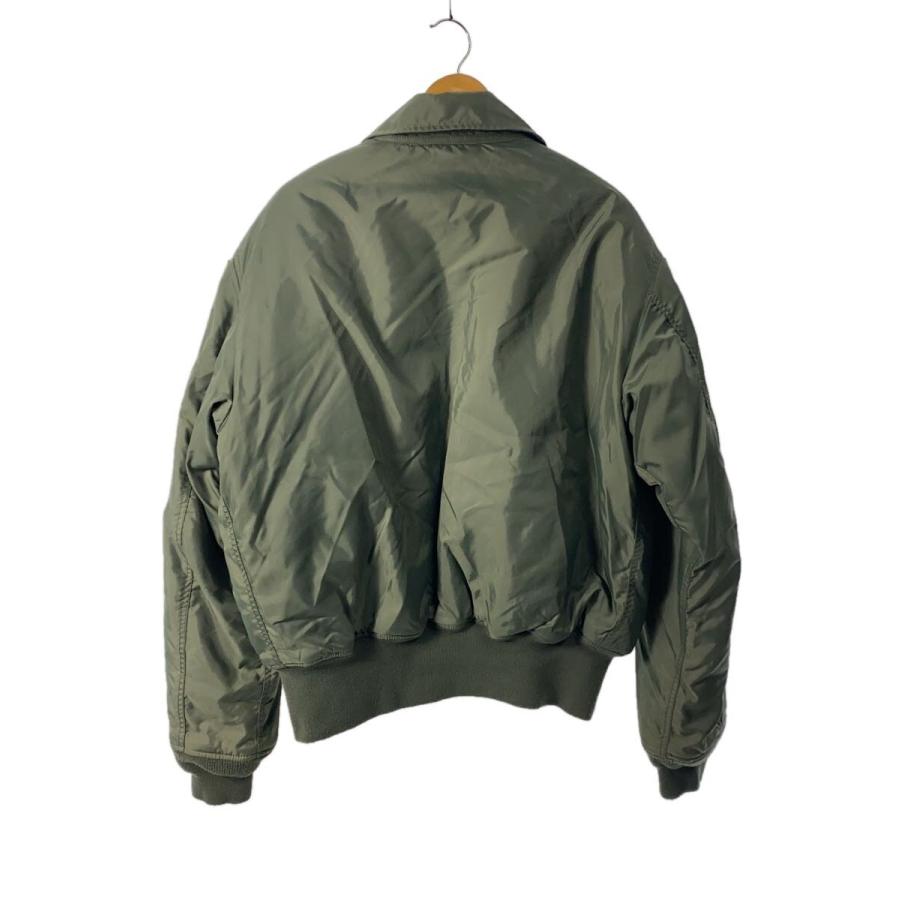 ALPHA INDUSTRIES◇フライトジャケット/XL/ナイロン/KHK/無地/20302