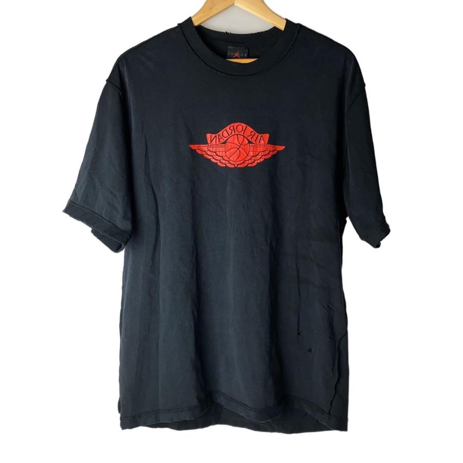 NIKE◇Tシャツ/L/コットン/BLK/無地/IB3130-010/エアジョーダンレア