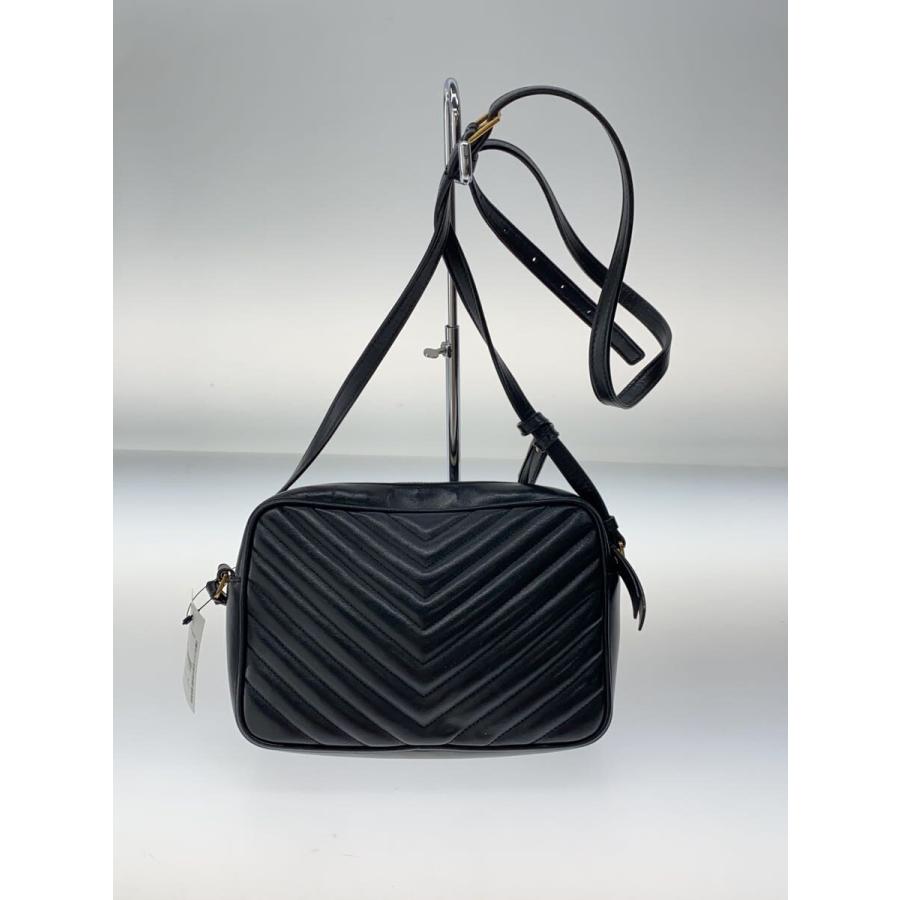 YVES SAINT LAURENT◇ショルダーバッグ/--/BLK : セカンドストリート
