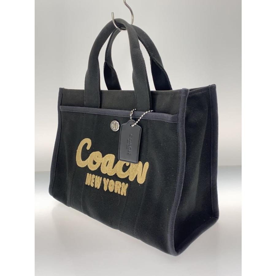 COACH◇カーゴ・トート/キャンバス/BLK : セカンドストリートYahoo!店
