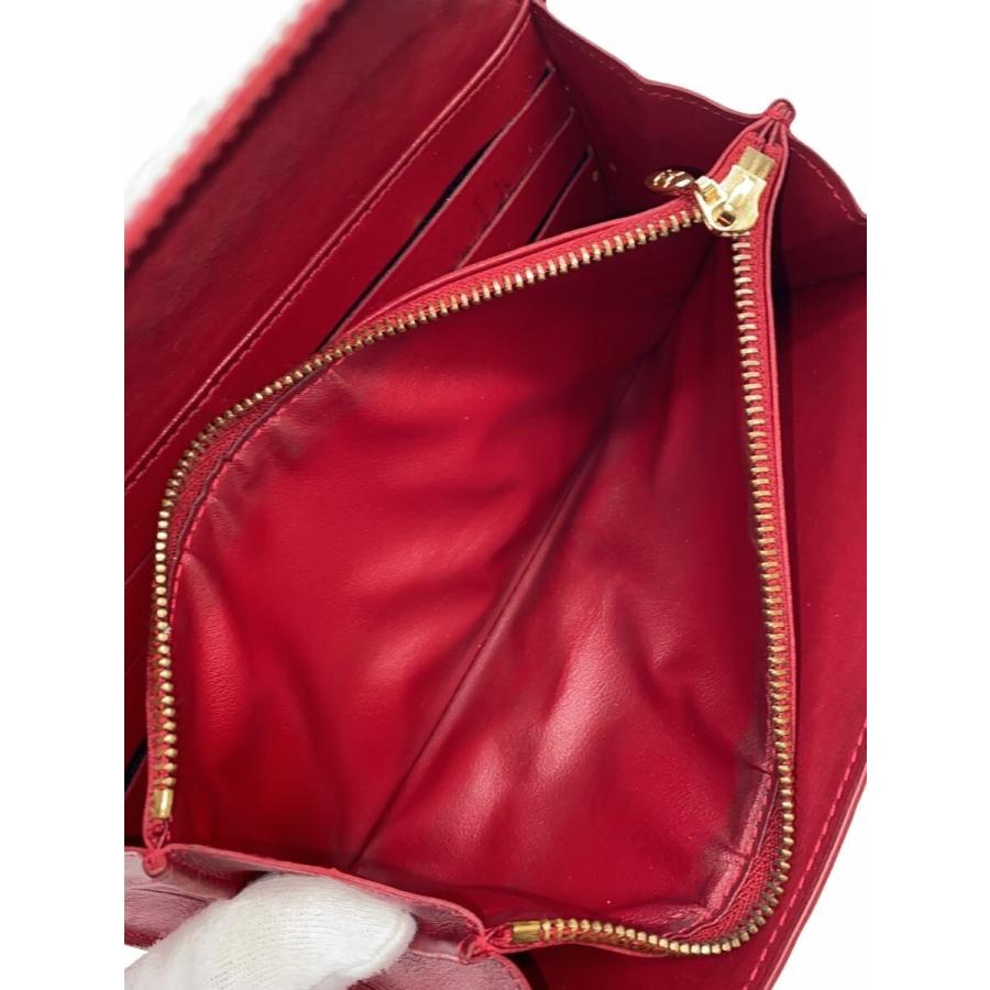 LOUIS VUITTON◇ポルト・フォイユ・サラ_モノグラム・ヴェルニ