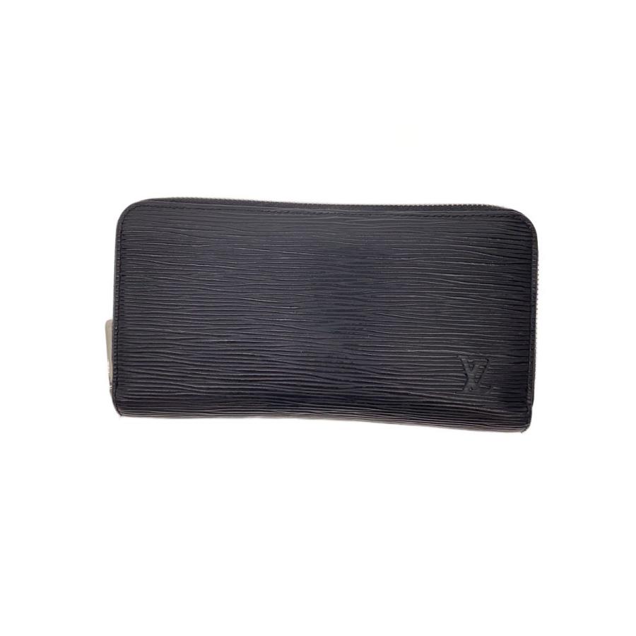 LOUIS VUITTON◇ジッピー・ウォレット_エピ/レザー/BLK/メンズ