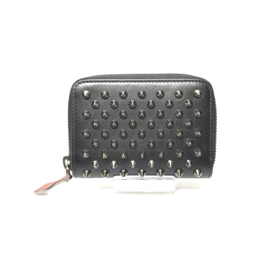 Christian Louboutin◆ルブタン/PANETTONE COIN PURSE CALF SPIKES/コインケース/ブラック/スタッズ  :2318841237966:セカンドストリートYahoo!店 - 通販 - Yahoo!ショッピング